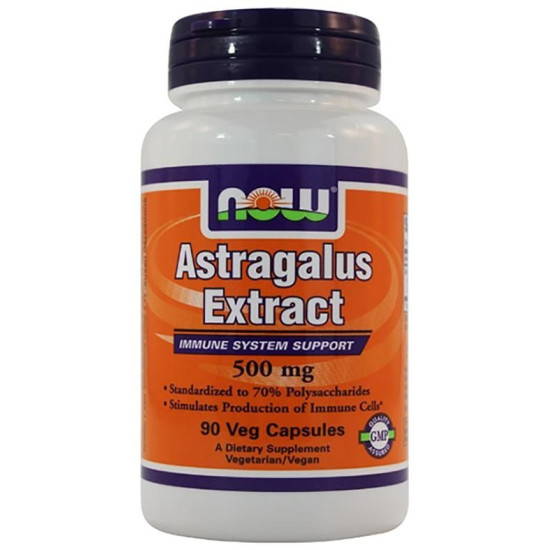 Now Astragalus Extract 500mg Veg Capsules (90 Each) image