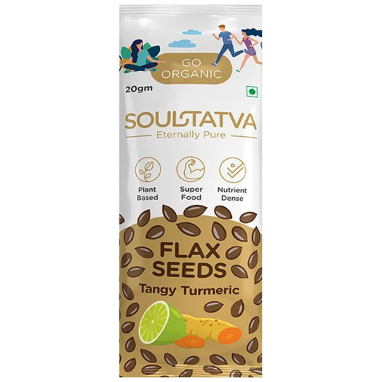 Soultatva Flax Seeds Tangy Turmeric image