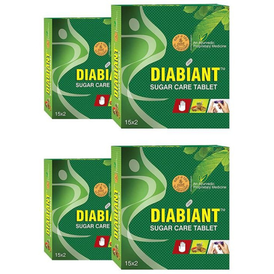 Ambic Diabiant Sugar Care Tablet for Diabetes Care (30 Each) image