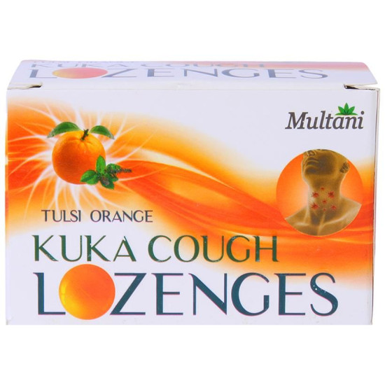 Multani Kuka Cough Lozenges (6 Each) Tulsi Orange image