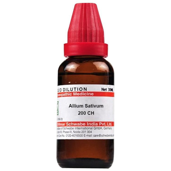 Dr Willmar Schwabe India Allium Sativum Dilution 200 CH image