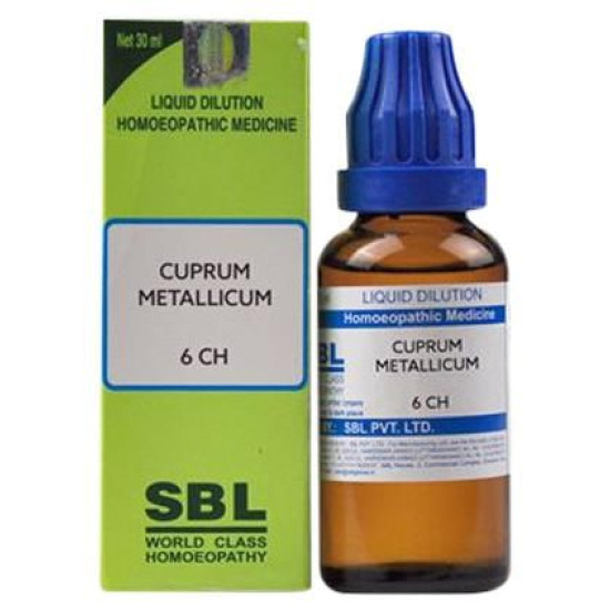 SBL Cuprum Metallicum Dilution 6 CH image