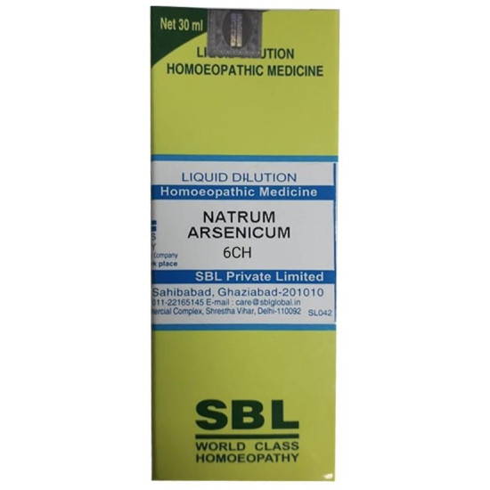 SBL Natrum Arsenicum Dilution 6 CH image