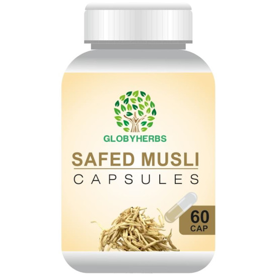 Globyherbs Safed Musli Capsule image