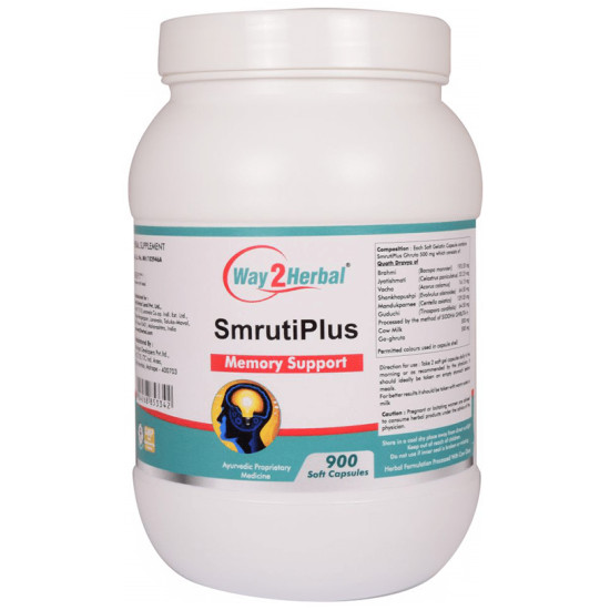 Way2Herbal Smruti Plus Memory Support Capsule image