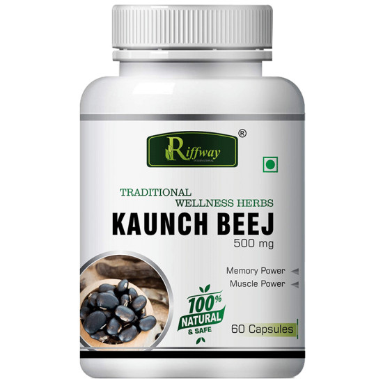 Riffway International Kaunch Beej 500mg Capsule image