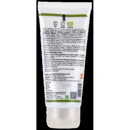 Plantas Age Defence & Cell Renewal Organic Face Mask image