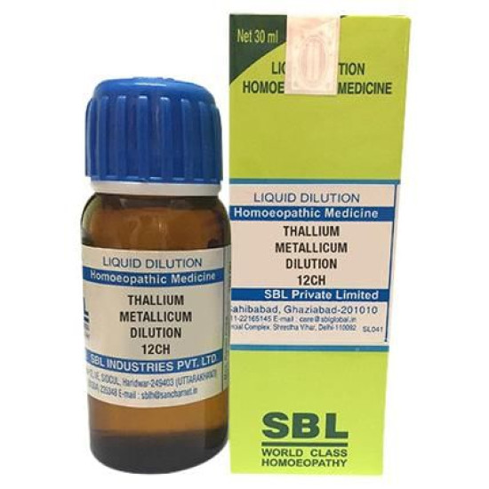 SBL Thallium Metallicum Dilution 12 CH image