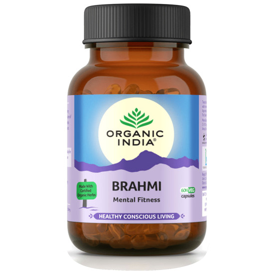 Organic India Brahmi Veg Capsule image