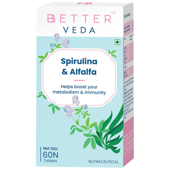 BBetter Veda Spirulina & Alfalfa Tablet image