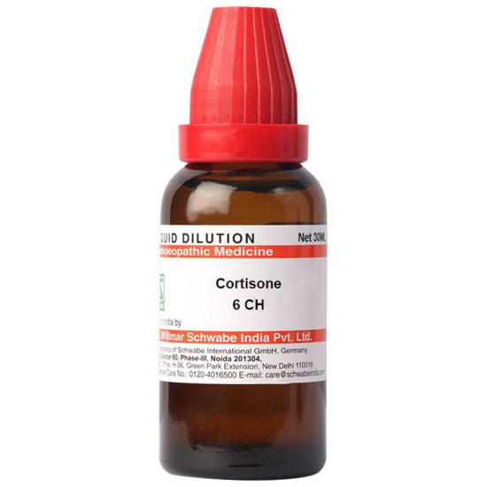 Dr Willmar Schwabe India Cortisone Dilution 6 CH image