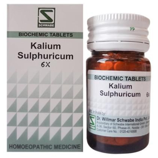 Dr Willmar Schwabe India Kali Sulphuricum Biochemic Tablet 6X image