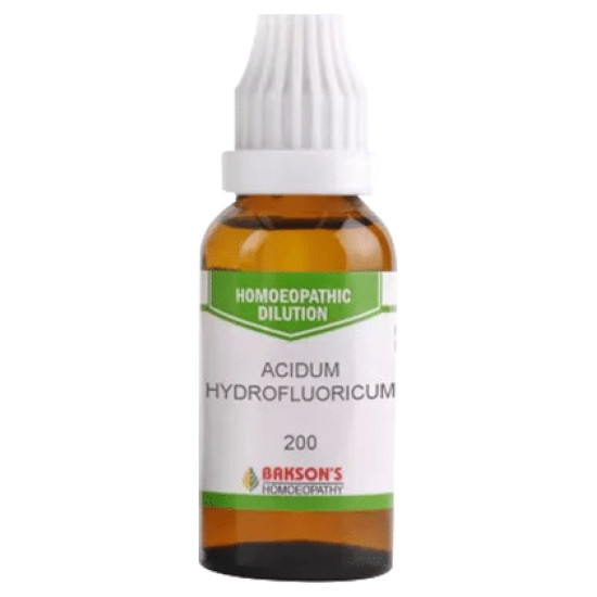 Bakson's Acidum Hydrofluoricum Dilution 200 image