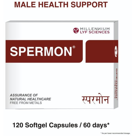 Millennium Herbal Care Spermon Soft Gelatin Capsule (30 Each) image