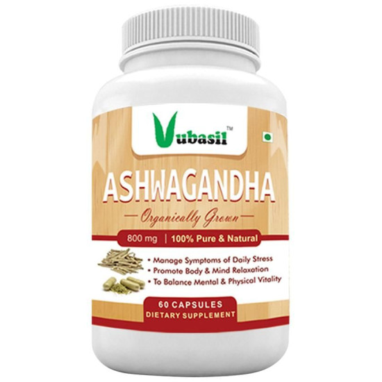 Vubasil Ashwagandha 800mg Capsule image