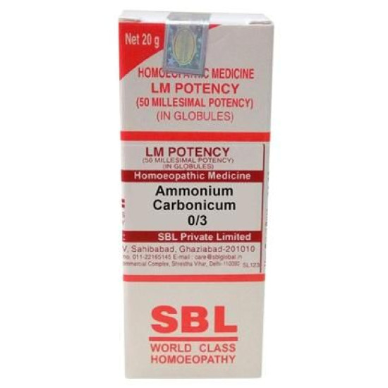 SBL Ammonium Carbonicum 0/3 LM image