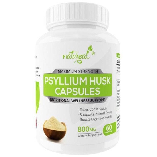 Natureal Psyllium Husk 800mg Capsule image