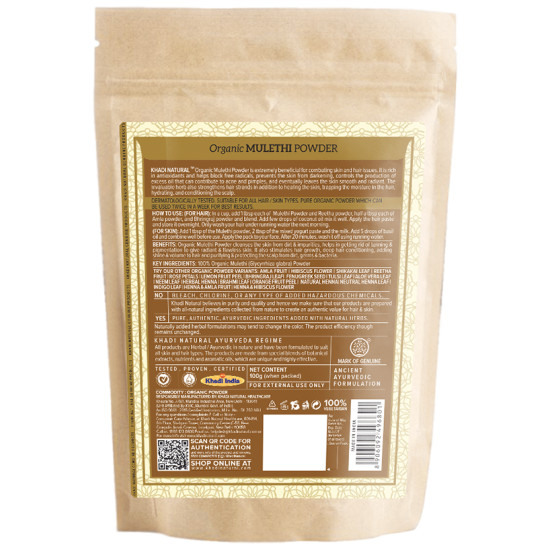 Khadi Naturals Organic Mulethi Powder image