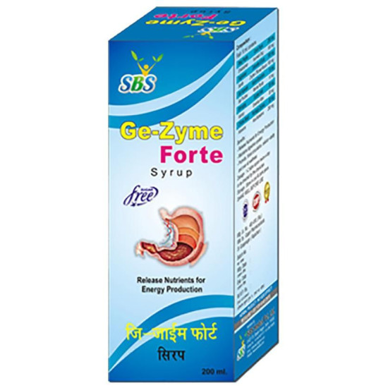 SBS Ge-Zyme Forte Syrup Sugar Free image