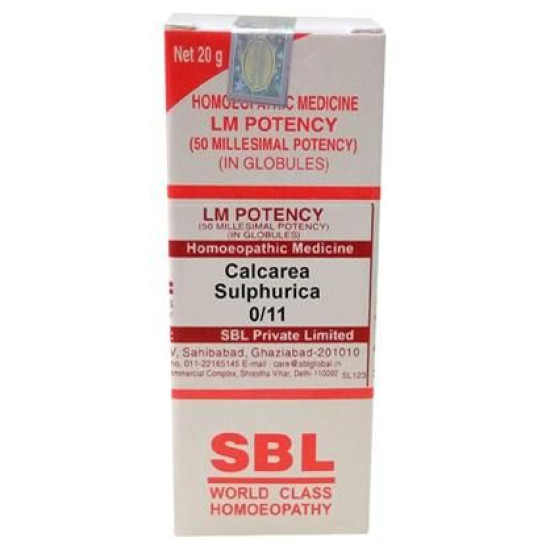 SBL Calcarea Sulphurica 0/11 LM image