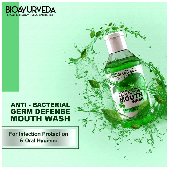 Bioayurveda Basic Anti-Bacterial Germ Defense Mouth Wash image