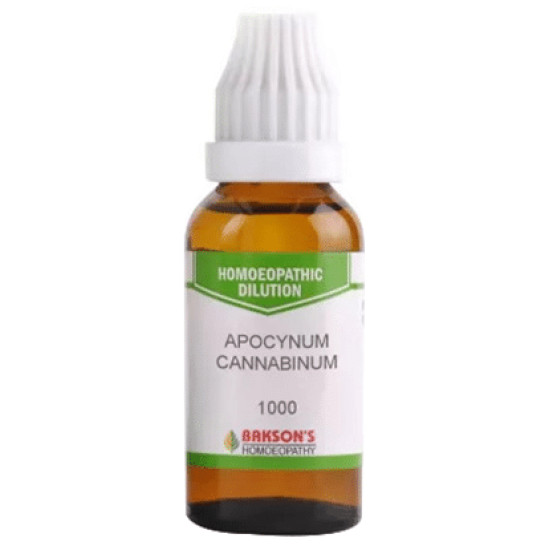 Bakson's Apocynum Cannabinum Dilution 1000 CH image