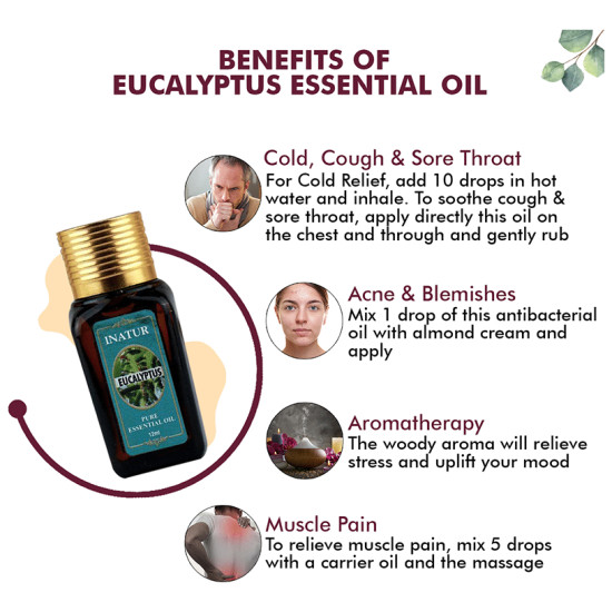 Inatur Eucalyptus Pure Essential Oil image