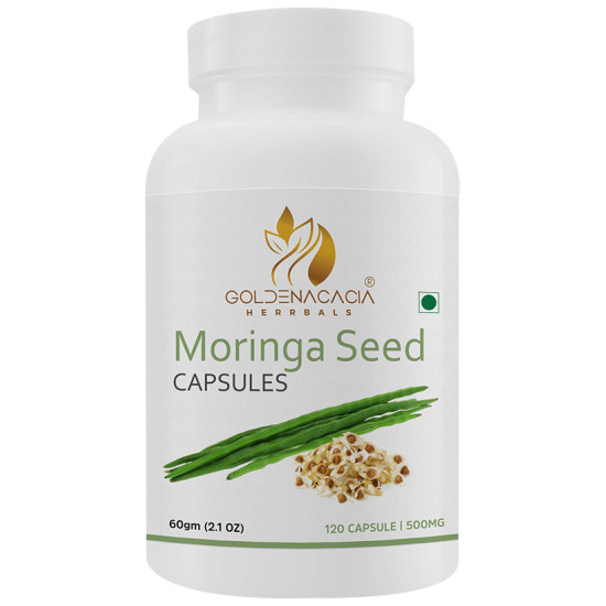 Goldenacacia Herrbals Moringa Seed 500mg Capsule image