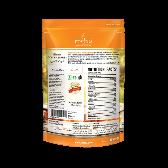 Rostaa Gourmet Golden Berries image