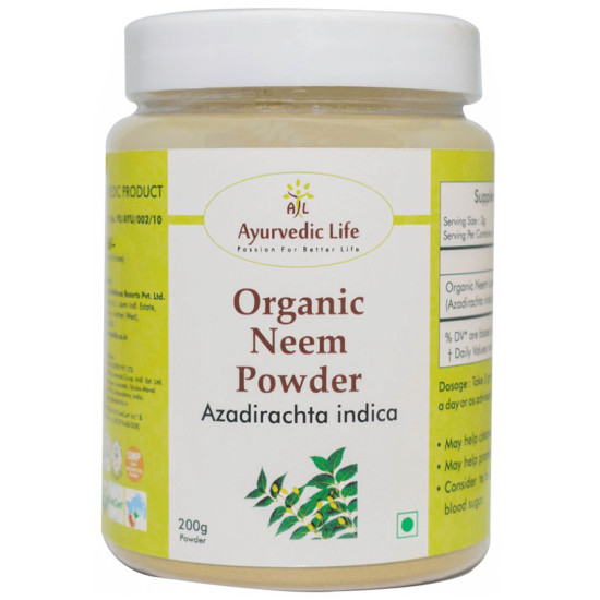 Ayurvedic Life Organic Neem Azadirachta Indica Powder image