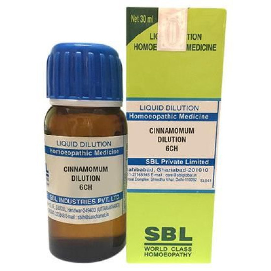 SBL Cinnamomum Dilution 6 CH image