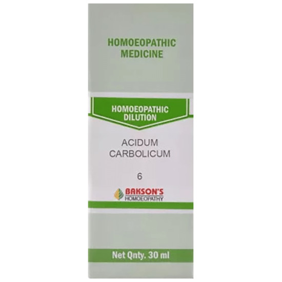 Bakson's Acidum Carbolicum Dilution 6 CH image