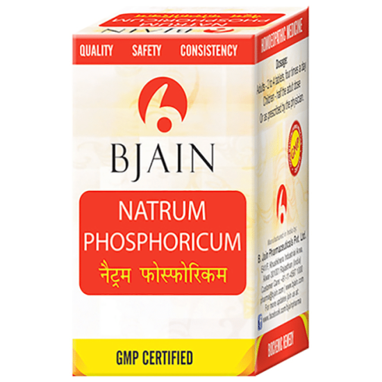 Bjain Natrum Phosphoricum Biochemic Tablet 12X image