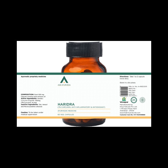 Age Ayurveda Haridra Capsule image