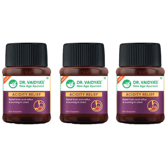 Dr. Vaidya's Acidity Relief Capsule (30 Each) image