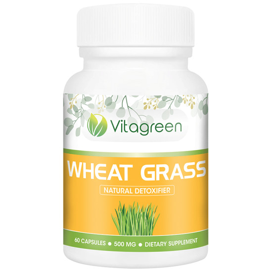 Vitagreen Wheat Grass 500mg Capsule image