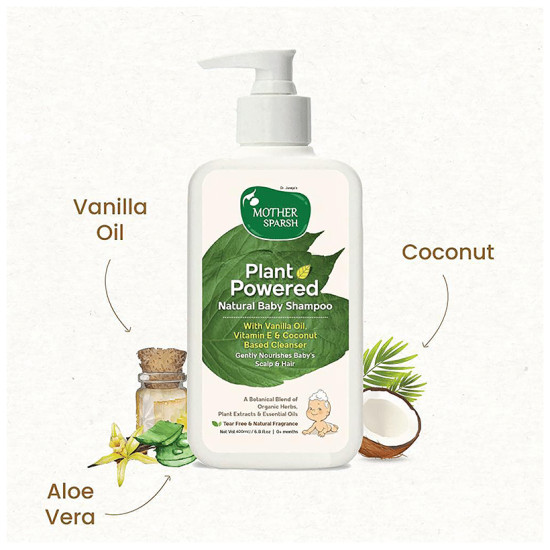 Mother Sparsh Plant Powered Natural Baby Shampoo image