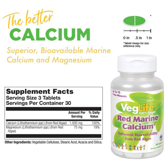 Veglife Red Marine Calcium Tablet image