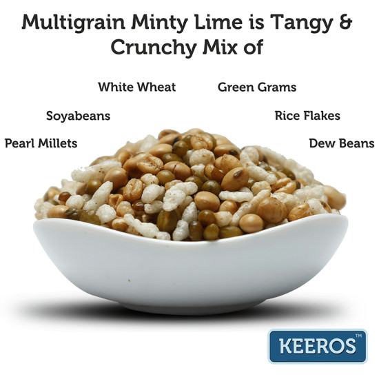 Keeros Roasted Supersnack Multigrain (200gm Each) Minty Lime image