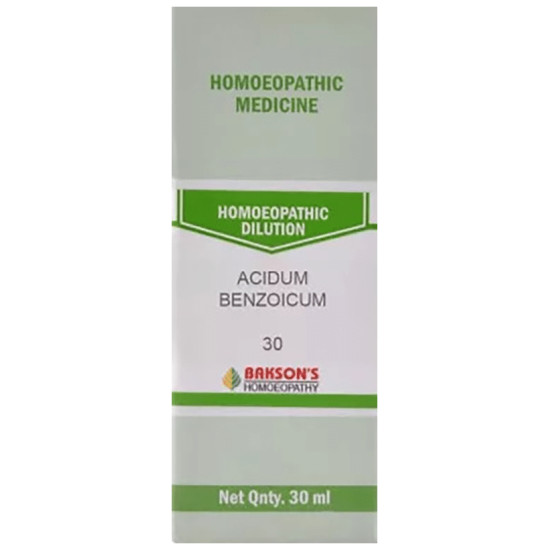 Bakson's Acidum Benzoicum Dilution 30 image