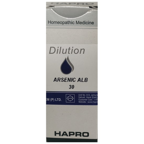 Hapro Arsenic Alb Dilution 30 CH image