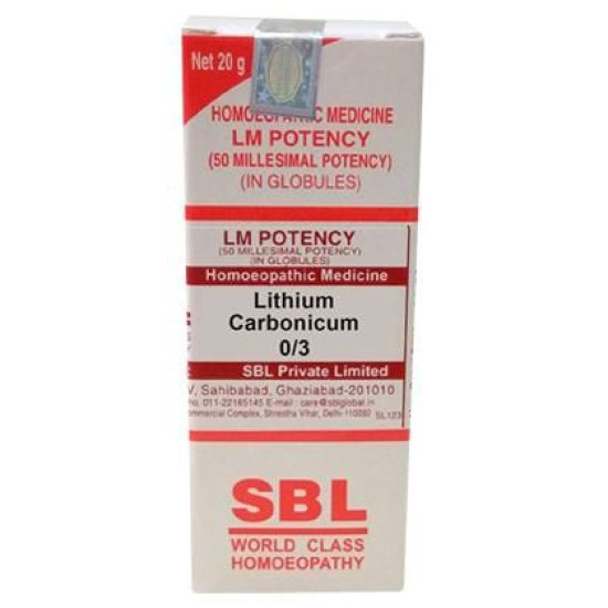 SBL Lithium Carbonicum 0/3 LM image