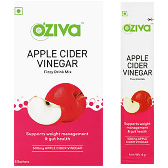 Oziva Apple Cider Vinegar Fizzy Drink Mix (4gm Each) image