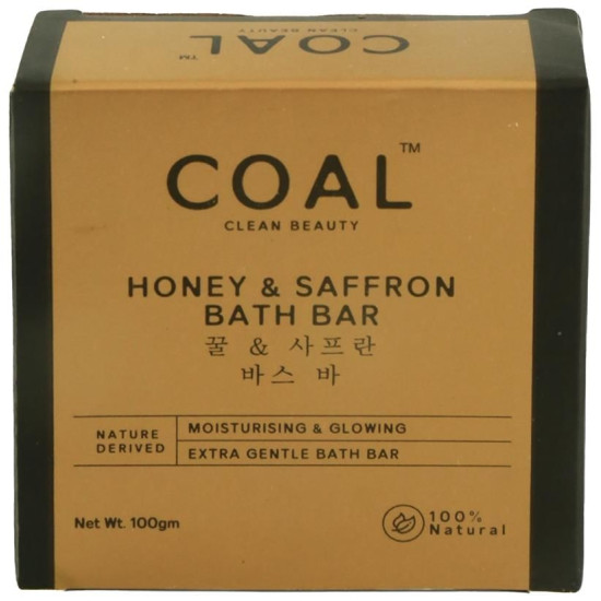 Coal Clean Beauty Bath Bar Saffron & Honey image