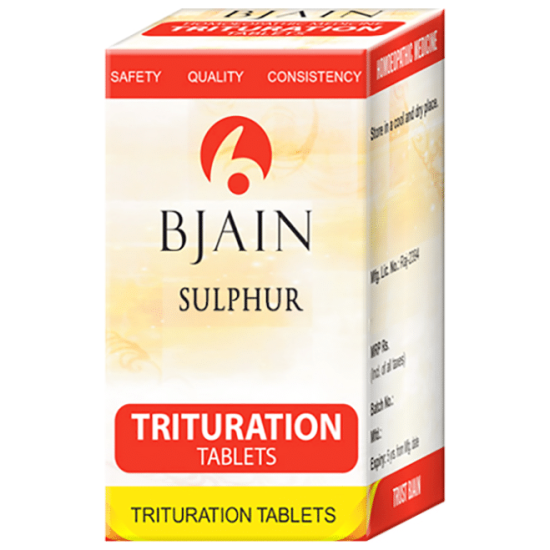 Bjain Sulphur Trituration Tablet 6X image