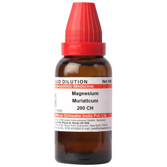 Dr Willmar Schwabe India Magnesium Muriaticum Dilution 200 CH image