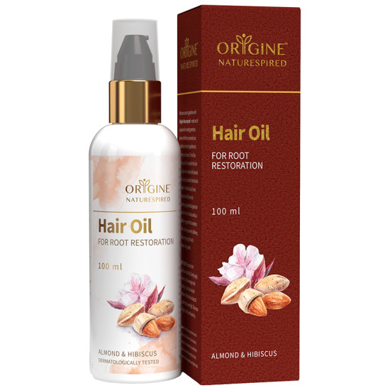 Origine Naturespired Hair Oil Almond & Hibiscus for Root Restoration image