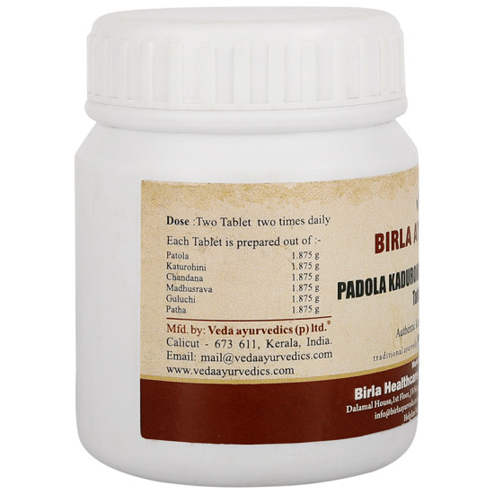 Birla Ayurveda Раdоlа Kаdurоhinyаdi Kаshаyаm Tablet image