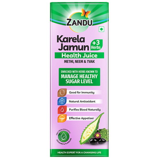 Zandu Karela Jamun +3 Herbs Health Juice image