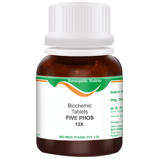 Bio India Five Phos Biochemic Tablet 12X image